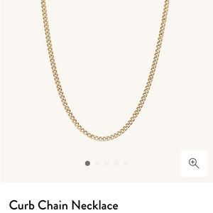 Mejuri 14K Yellow Gold Curb Chain Necklace